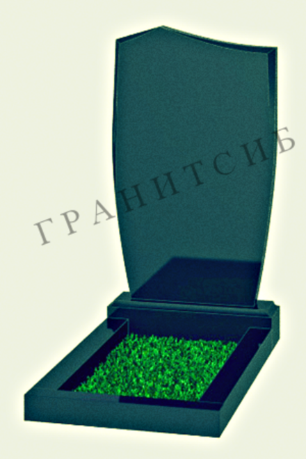 Надгробный памятник зеленый ГАББРО № 29