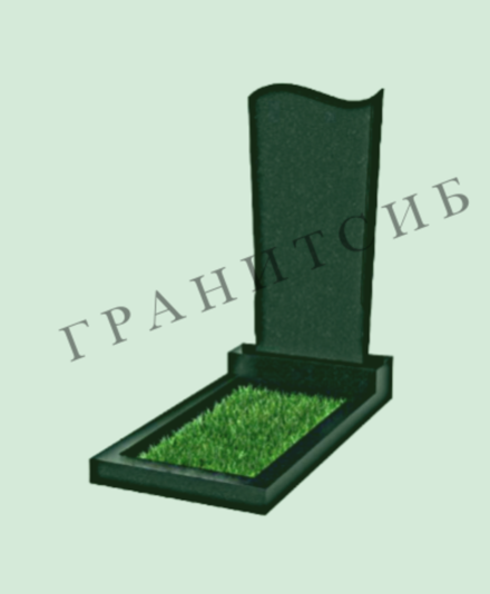 Надгробный памятник зеленый ГАББРО №13