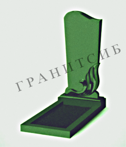 Надгробный памятник зеленый ГАББРО № 33