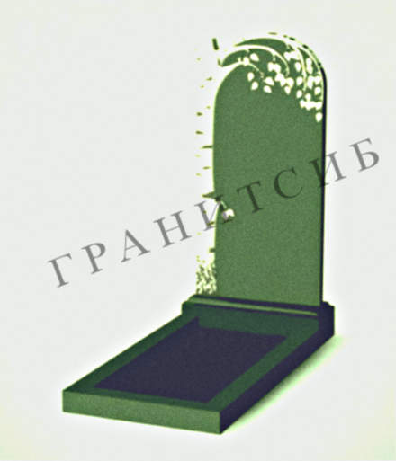 Надгробный памятник зеленый ГАББРО № 84