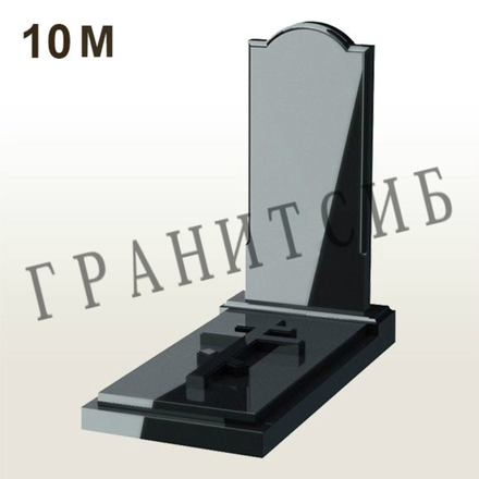 Памятник черный эконом №10 (800)