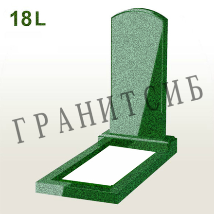 Гранитный памятник эконом №18 (1000) Green