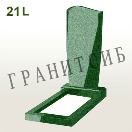 Гранитный памятник эконом №21 (1000) Green