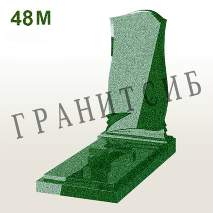 Гранитный памятник эконом №48 (800) Green